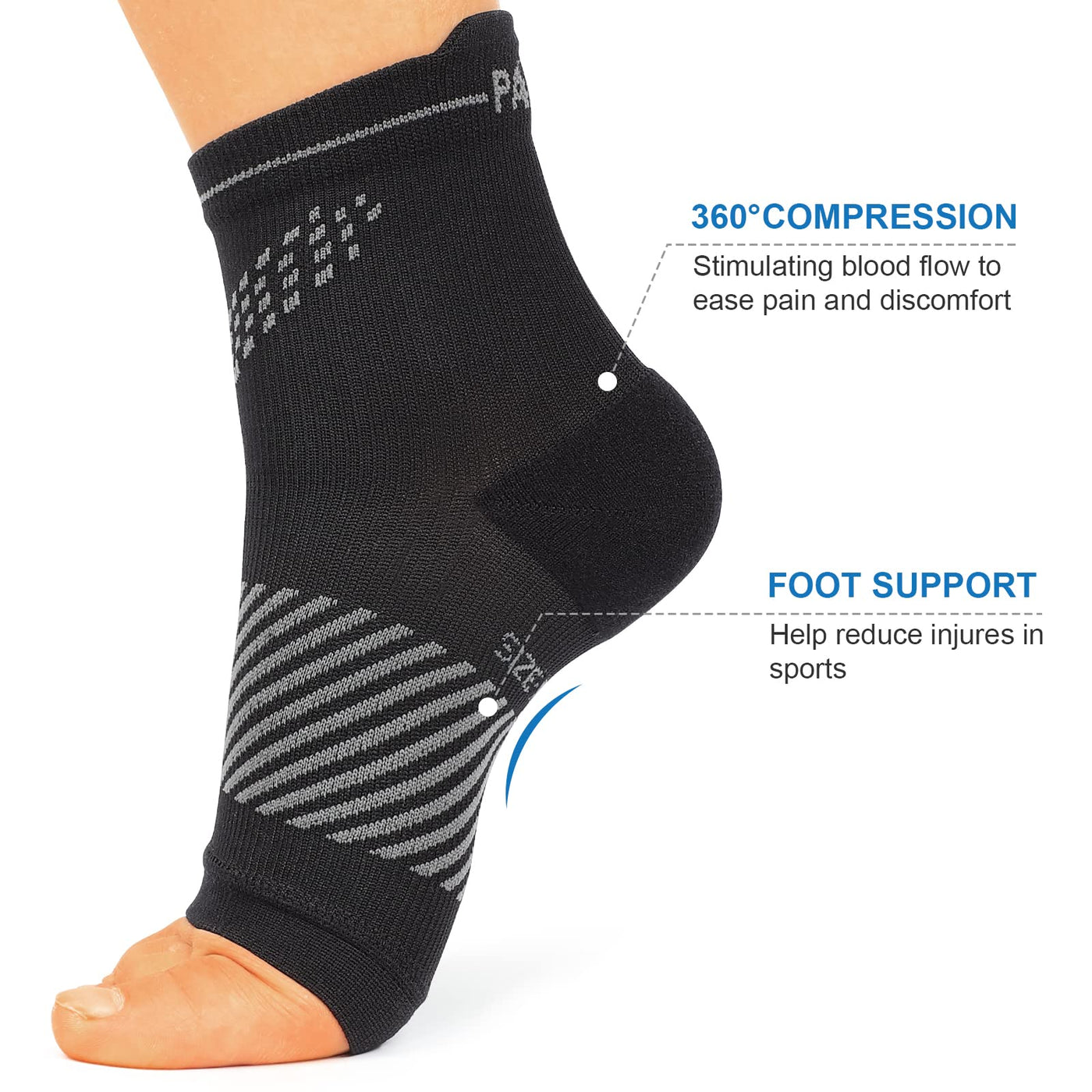 Venous Sports Foot Pad Compression Socks For Plantar Fasciitis Heel Spurs  Arch Pain Comfortable Socks Ankle